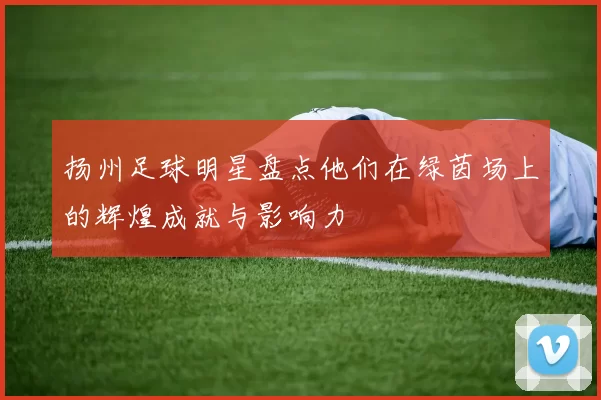 扬州足球明星盘点他们在绿茵场上的辉煌成就与影响力